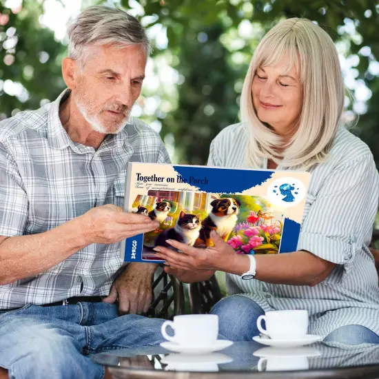 63 Piece Dementia Puzzles for Elderly | Riverside, Cats, and Platform {6}