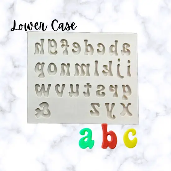 Letters and Numbers Silicone Mold {3}