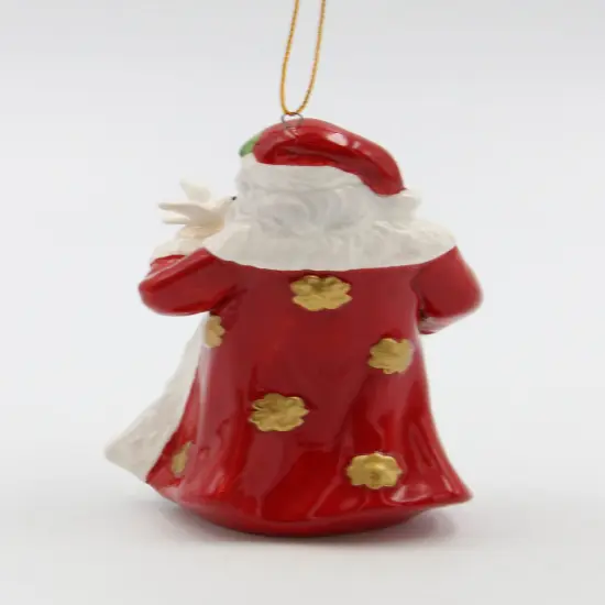 Ceramic Christmas Santa with Dove Ornament, Home D&eacute;cor, Gift for Her, Gift for Mom, Kitchen D&eacute;cor, Christmas D&eacute;cor {5}