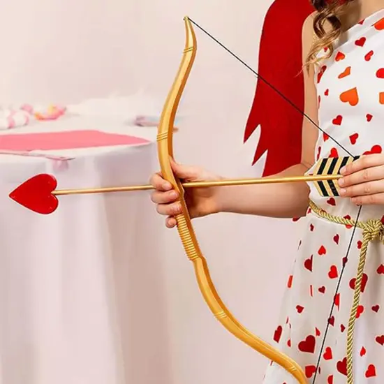 Mini Bow and Heart Arrow Adult Costume Accessory {3}
