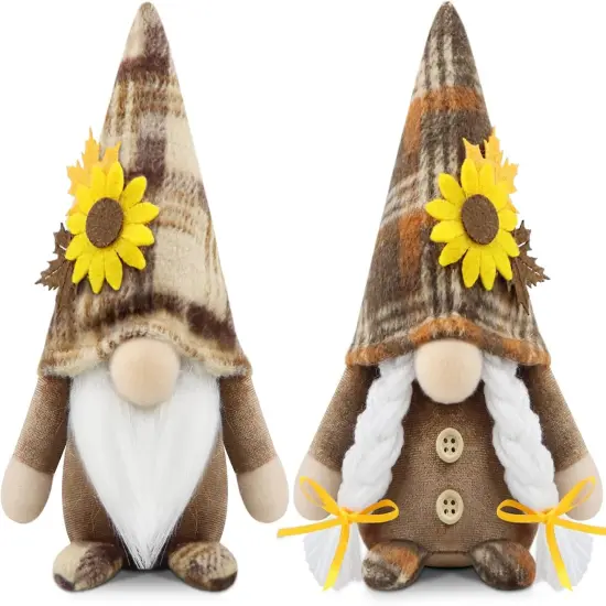 2 Fall Gnomes Plush - Table Centerpiece {1}