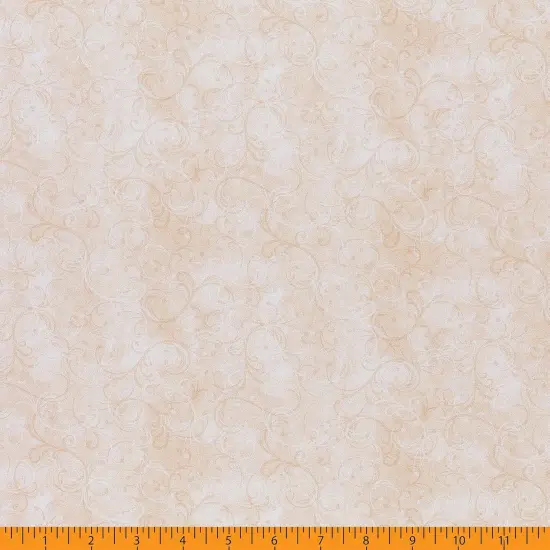 Mook Fabrics Elegance Cotton Fabric [45 in. Wide] - By The Yard Cream {3}