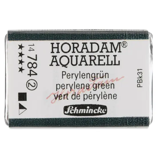 Schmincke Horadam Aquarell Watercolor - Perylene Green, Full Pan {1}