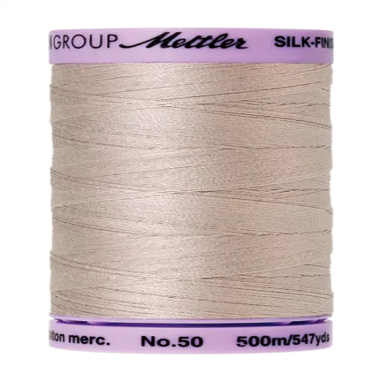 Cloud Gray (9104-0319) | Silk-Finish Cotton 50wt (500M / 547Y) | Mettler Thread {1}