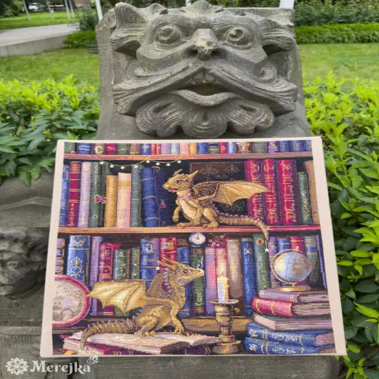 The Moth Hunters K-266 Counted Cross-Stitch Kit {4}