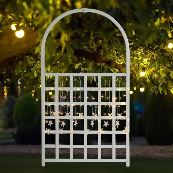 Vinyl Garden Trellis Plant Support 42"x75" {5}
