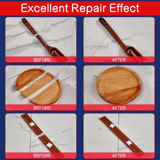 Wood Glue, 30g Super Glue for Wood, CA Glue for Wood Working, Fast Drying Wood Glue for Wood, Furniture, Balsa and Crafts (WGN1-30g) {3}