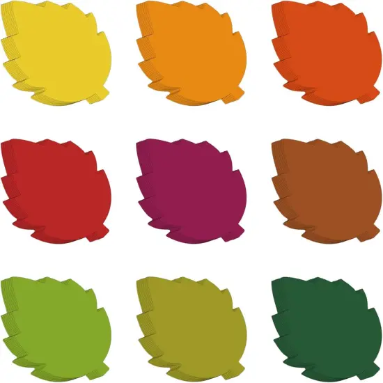 108 Pcs Fall Leaves Paper Cutouts Fall Thanksgiving Decor {1}