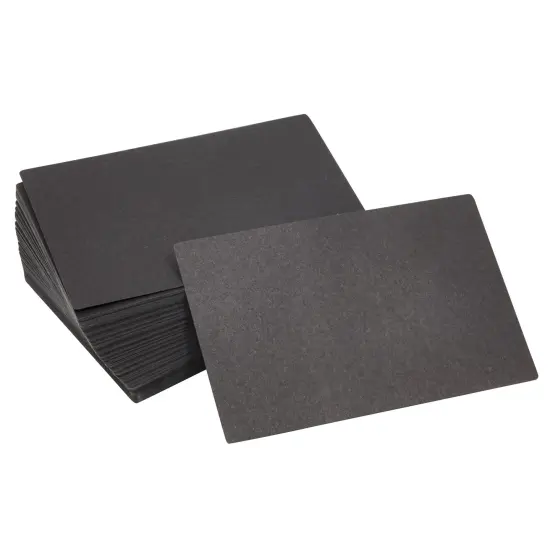 100 Pack Black Index Cards - Perfect for Studying, Office and School Supplies, and DIY Crafts (3x5 Inches) - Ideal for Notetaking and Organization {5}