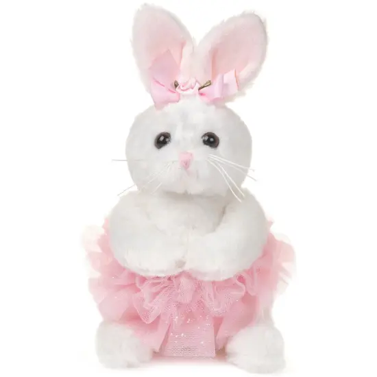 Bearington Lil' Twirls Bunny Ballerina 6 In Stuffed Animals - Plush Toys For Girls, For Ages 1-14 Pink {1}