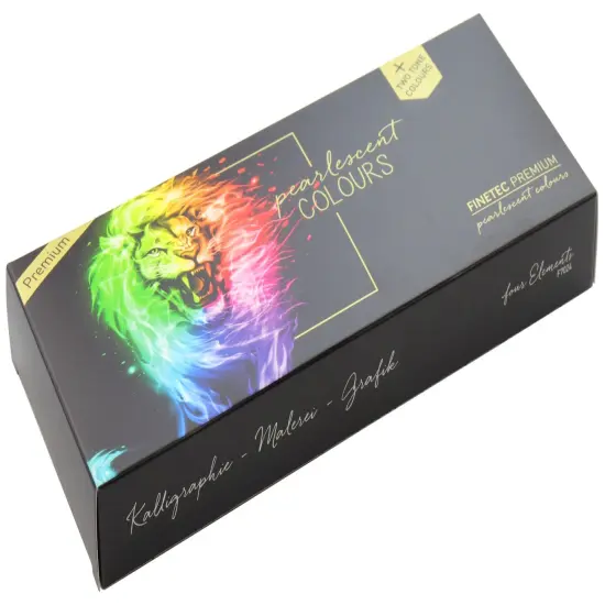 Finetec Pearlescent Watercolour Set 24/Pkg-4 Elements {1}