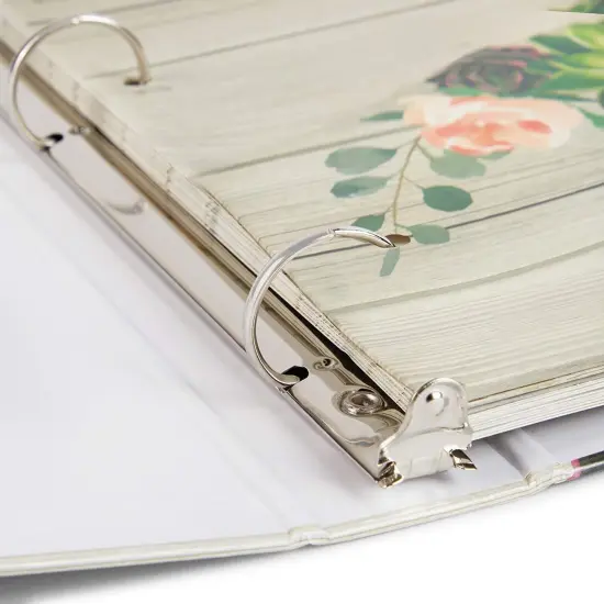 3 Ring Binder For Recipes with 12 Divider Tabs, 2-Sided Pocket, and 2 Sets of Sticker Sheets (10 x 11.5 In) Multicolor {6}