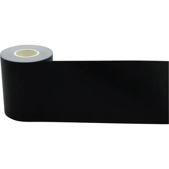 Black Straight Rolled Border Trim, 50 Feet {1}