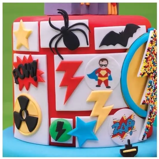 Superhero Tappit Fondant cutter {1}
