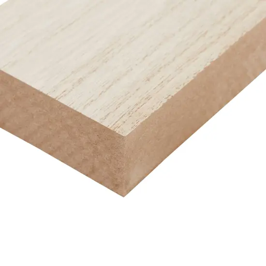 Bright Creations Unfinished MDF Wood Blocks for Crafts, 1 In Thick Wooden Square Blocks (3 x 10 In, 4 Pack) Brown {7}