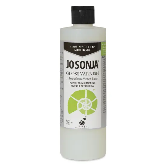 Jo Sonja's Polyurethane Varnish - Gloss, 16 oz bottle {1}