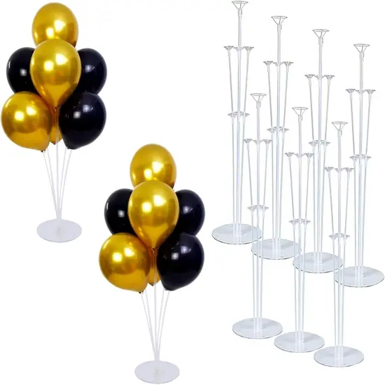Balloon Stand Kit 7 Sets of Table Balloon Stand Holder Balloons Decorations for Party, Birthday Wedding Anniversary and other festive decorations {1}