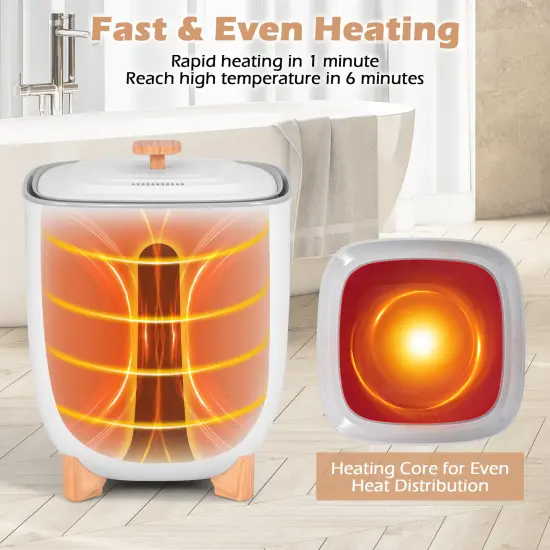 25L Towel Warmer with Timer, Temperature Control, and Aromatherapy {6}