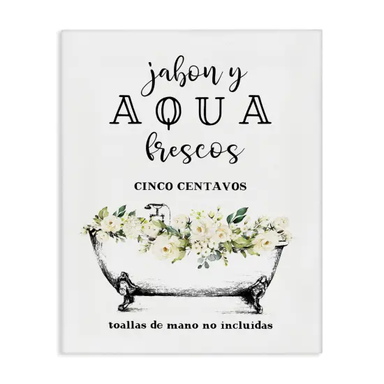 Stupell Industries Jab&oacute;n y Aqua Frescos Canvas Wall Art {1}