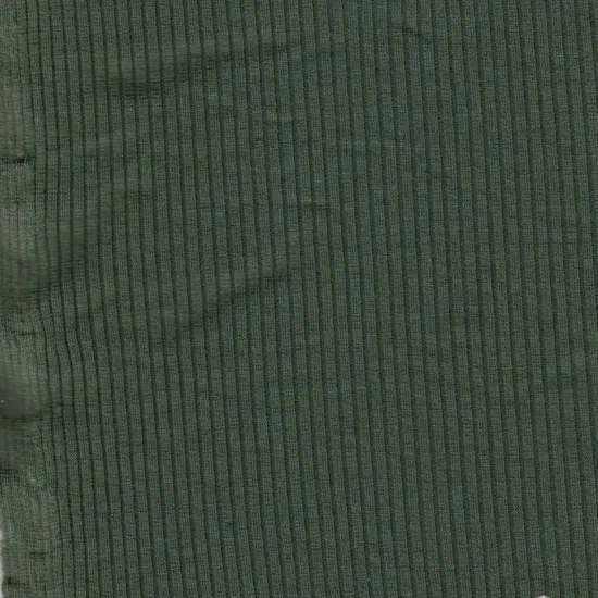 Soft 4x2 Rib Solid Knit Fabric Rayon Blend, 52/54&Prime; for Apparel & Crafts OLIVE {1}