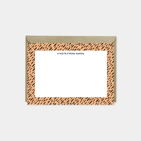 Note Cards with Patterned Border VI {1}
