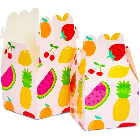 36 Pack Twotti Frutti Party Favor Boxes, 2nd Birthday Decorations (3.5 x 2.75 In) Multicolor {5}