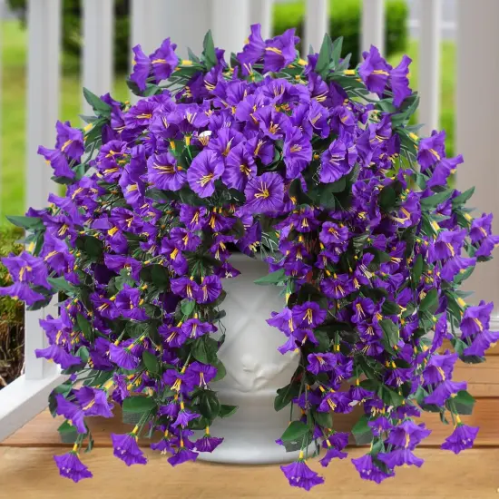 Artificial Fake Summer Bushes Hanging Flowers Plants for Outdoor {1}