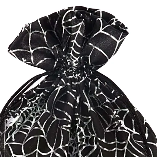 Spider Web Fabric Bags 4&rdquo; x 6&rdquo; for Spooky Celebrations {5}