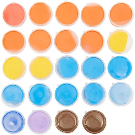 30 Pieces Air Dry Modeling Clay Craft Kit for Kids with Puzzle Sheet, Dinosaur T-Rex Stegosaurus Multicolor {6}