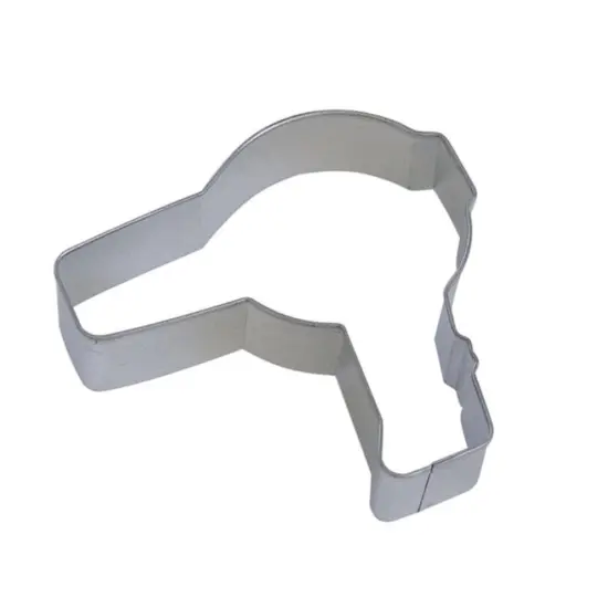 4&rdquo; Hair Dryer Metal Cookie Cutter {1}