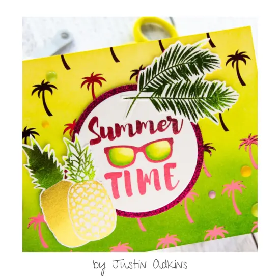 Deco Foil Adhesive Transfer Sheet by Brutus Monroe 5.9"X5.9"-Summer Sizzle {3}