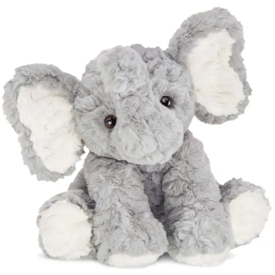 Bearington Dinky The Elephant 11 Inch Stuffed Elephant - Stuffed Animal - Plush Elephant, For Ages 0-14 Grey {1}