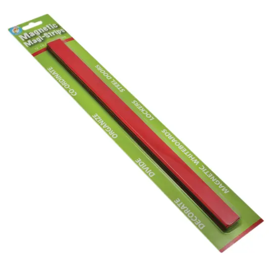 Magnetic Magi-Strips, Red, 12' {1}