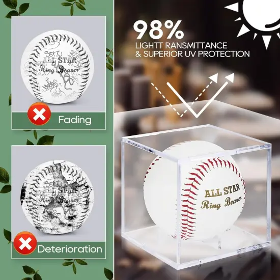 Baseball with Display Case All Star {3}