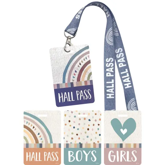 Everyone Welcome Hall Pass Lanyards {1}