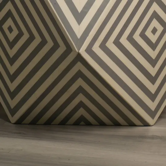 Hexagon End Table for Living Room - 29" x 29" x 20" {5}