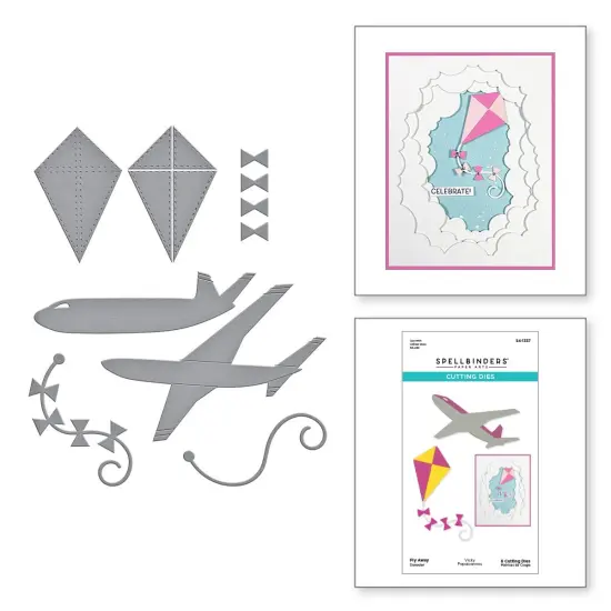 Spellbinders Etched Dies By Vicky Papaioannou-Fly Away, Tunnel Scapes {5}