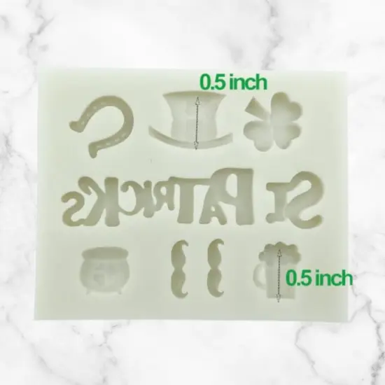 St Patrick's Day Luck of the Irish Silicone Mold #1 {2}