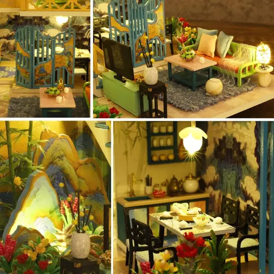 Miniature Wizardi Roombox Kit - Japanese Decoration Dollhouse Kit {2}