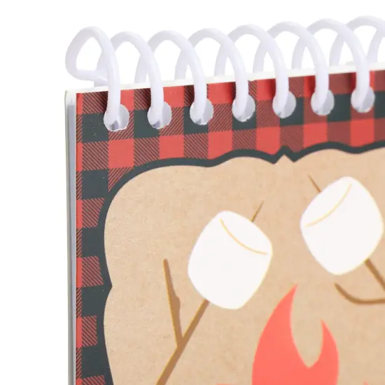 32 Pack Camp Adventure Theme Notepads for Kids, 4 Wilderness Designs (2.5 x 3.5 In) {5}