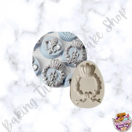 Royal Frame Crown Silicone Mold {2}