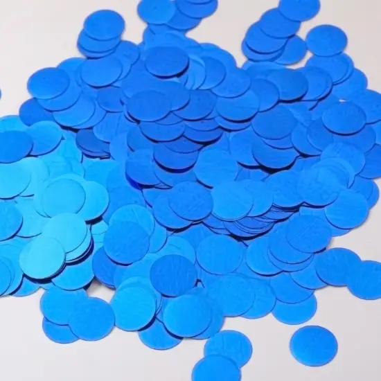 Blue Confetti Balloons, 25 Pcs Thickened 12 Inch Clear Latex Balloon with Confetti Inside for Graduation Decorations Engagement Bridal Shower Party Baby Shower Birthday Party Decoration Supplies {4}