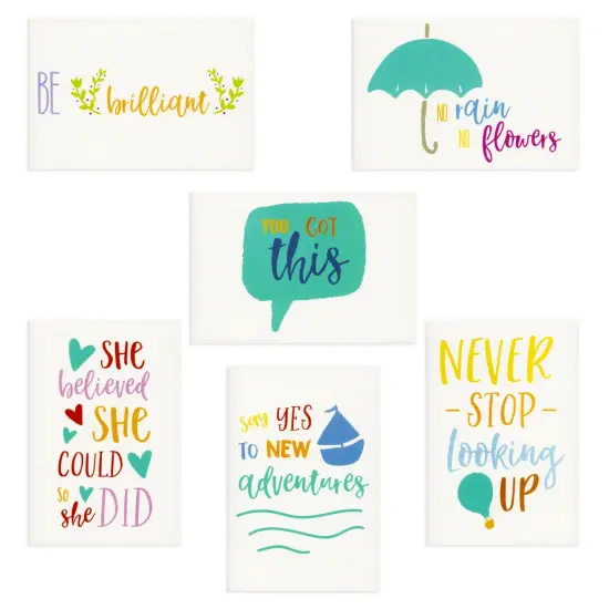 48 Count Motivational Cards with Quotes for Kindness Gifts, Inspirational Notes and Envelopes, 4x6 Multicolor {4}