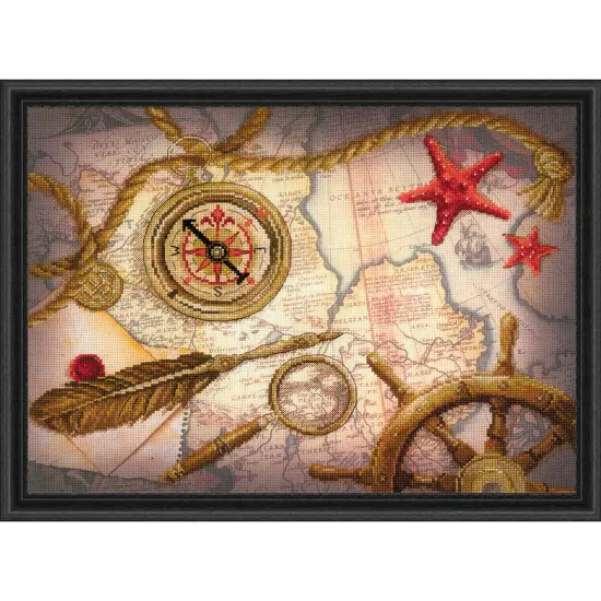 RIOLISTreasure Hunting Counted Cross-Stitch Kit Multi {1}