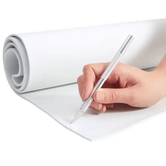 Bright Creations 2-Pack EVA Foam Rolls, 3mm Thick High-Density Formable White Foam Sheets for Crafts, Cosplay Costumes, DIY Armor and Halloween Decorations, 14 x 39-Inch {7}