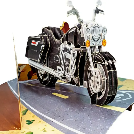 3D Pop Up Greeting Card - Blank Inside for Personalized, Amazing, Fun, Happy Gift - Thick Envelope, Fold Flat {2}