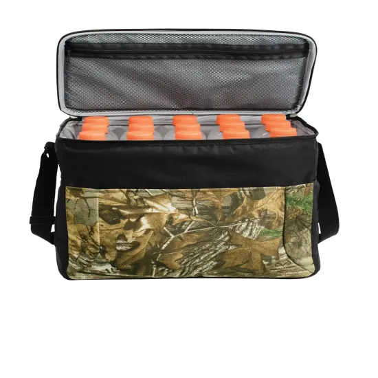 Port Authority&reg; Camouflage 24-Can Cube Cooler Realtree Xtra/ Black {2}