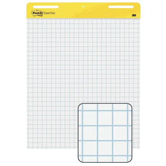 Post-It&reg; Graph Paper Easel Pad, 25" x 30" (Pack of 2) {1}
