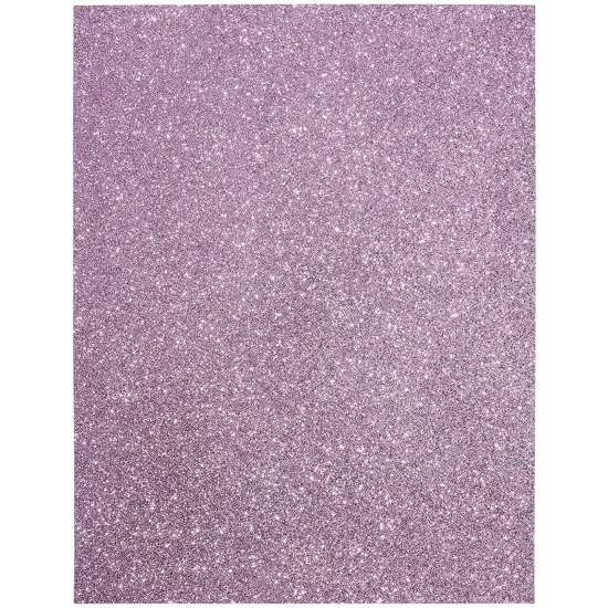 24 Counts Touched Glitter Paper Sheet - Pink Color - 8.5 x 11 inches Purple {1}