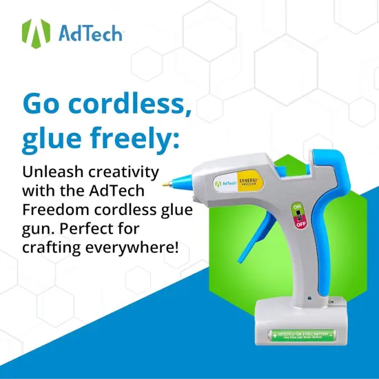 Cordless Hot Glue Gun &ndash; Rechargeable 25W Glue Gun with LED Light & USB-C Charging &ndash; Perfect for Crafts, DIY, & Repairs &ndash; Includes 5 Stringless Glue Sticks {3}